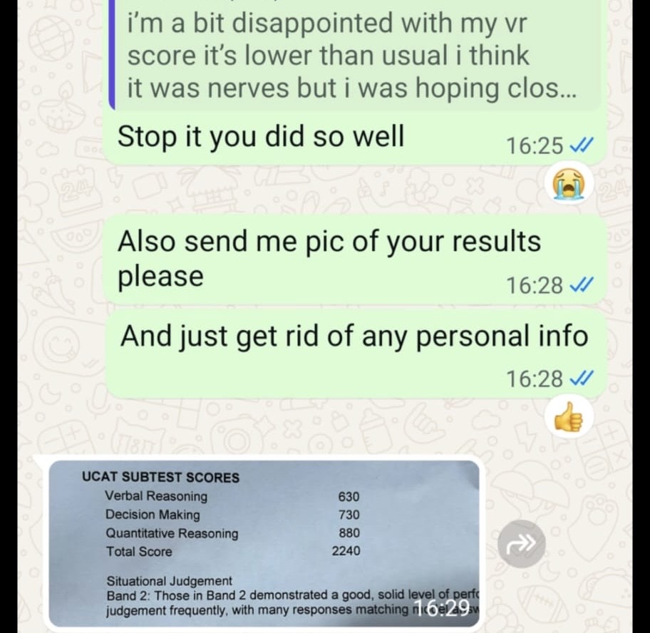 Student WhatsApp — 2240 Band 2