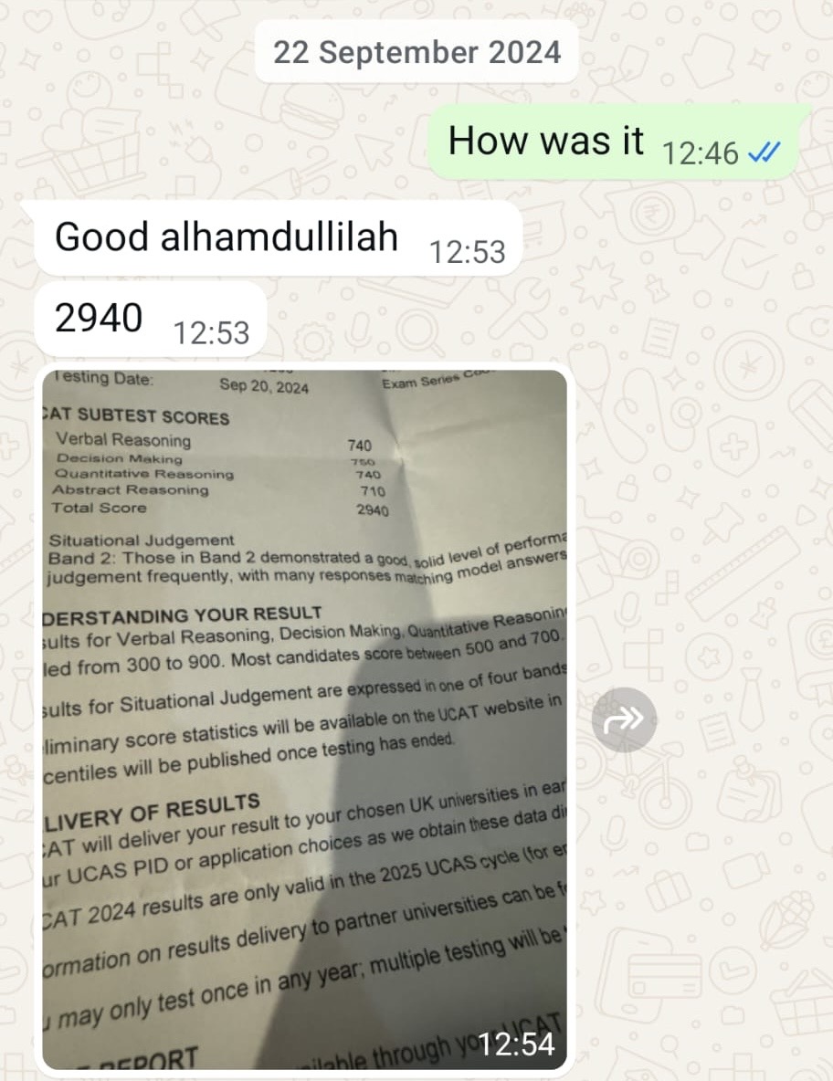 Student WhatsApp — 2940 Band 2
