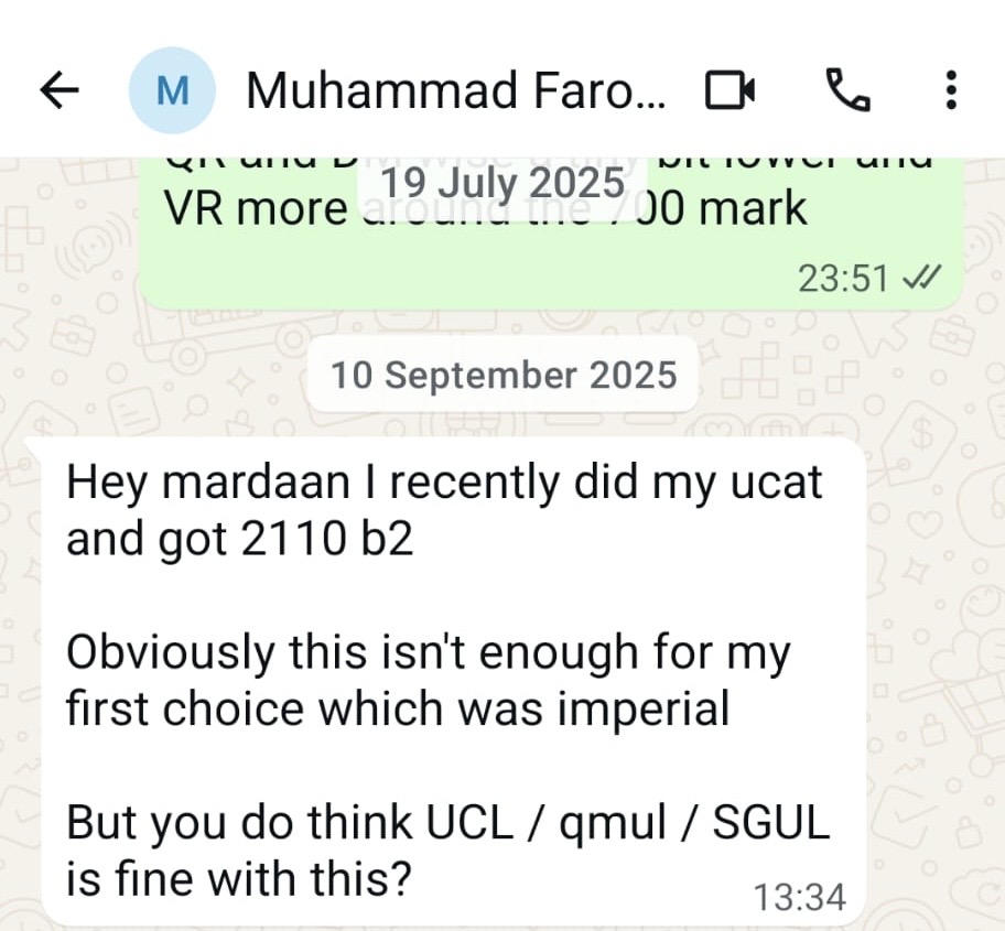 Muhammad WhatsApp — 2110 Band 2, uni query